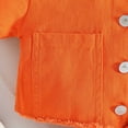 thumbnail image 6 of Glisme 2 Piece Outfits For Girls Summer Outfits 2 Pcs Set Short Sleeve Top And Shorts Casual Playwear For Toddler Versatile Orange Clothes Suits, 6 of 8