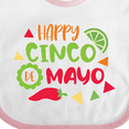 thumbnail image 4 of Inktastic Happy Cinco De Mayo with Lime and Red Pepper Boys or Girls Baby Bib, 4 of 4