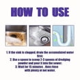 thumbnail image 5 of 100ML Opener Powder Powerful Clog Remover for Sink Shower Toilet Kitchen Pipe Fast Acting Cleaner, 5 of 7