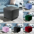 thumbnail image 5 of vnanda Footstool Seat Slipcover Stool Cover Stretchable Slipcover for Home Furniture Decoration, 5 of 8