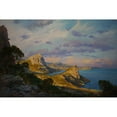 thumbnail image 3 of Sviridov, Sergei 14x11 Black Modern Framed Museum Art Print Titled - Rocky Coast XI, 3 of 5