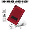 thumbnail image 4 of FIEWESEY for Lenovo Tab P11 Case,Heavy-Duty Drop-Proof Shock-Resistant Rugged Protective case(with Stand) for Lenovo Tab P11/P11 Plus 11 inch Tablet+Screen Protector(Red/Black+2 Pack), 4 of 6
