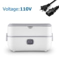 thumbnail image 2 of TFixol Electric Lunch Box Pluggable Heating Single / Double Layer Insulation Office Workers Portable Hot Vegetable Cooking Bento Lunch Box, 2 of 6
