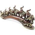 thumbnail image 4 of African Elephant Herd On Migration Journey Figurine In Dark Mahogany Finish, 4 of 5