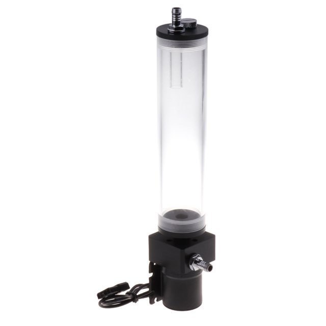 Tanque de la bomba de agua del intercambiador de enfriamiento de la CPU de 800L / H 19W DC 12V 210MM Sunnimix Tanque de la bomba de agua