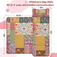 thumbnail image 5 of Pioneer Flower Floral Print Pattern Toddler Nap Mats for Kids Preschool,Sleeping Mat Bag or Kids,Toddler Sleeping Bag,Toddler Nap Mat or Daycare, 5 of 6