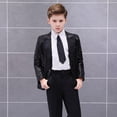 thumbnail image 2 of Traje de lentejuelas de color para niños, baile, actuación de piano, día del niño, guapo anfitrión, vestido de actuación brillante., 2 of 5