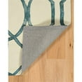 thumbnail image 4 of Linon Tripoli Catalon Polyester 8'x10' Rug in Ivory and Teal, 4 of 5