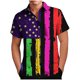 thumbnail image 2 of Blusa y camisa de manga corta con cuello vuelto Camisa casual para hombre Camisa de bolos vintage de manga corta Camisas de verano de playa cubana Camisa con botones Blusa para hombre Poliéster, 2 of 6