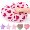 thumbnail image 5 of Gloveleya Plush Throw Pillow Decorative Cushion Cozy Accent Pillow Pink Heart-Shaped 15inches, 5 of 10