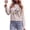 White, variant on Women's 3D Floral Embroidered Sweater Round Neck Long Sleeve Knit Pullover Elegant Casual Crop Top