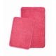 thumbnail image 1 of Juego de alfombras de baño Yeaban de felpilla rosa intenso, 2 piezas, 1 of 7