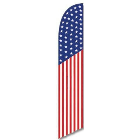 USA American Swooper Feather Banner Flag Sign