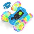 thumbnail image 1 of Contixo Remote Control Car, Stunt Racer, 360° Flip & Rotate, LED Lights, Wristband Controller, All-Terrain RC Cars for Kids, Blue, 1 of 6