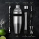 thumbnail image 4 of Coctelera de material acero inoxidable Mezclador de bebidas Copa Cóctel Set Cóctel Coctelera para Martini Home Bar, 4 of 9