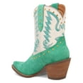 thumbnail image 6 of Dingo Womens Rodeo Queen Embroidered Studded Snip Toe Pull On Cowboy  Ankle, 6 of 9
