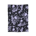 thumbnail image 7 of DouZhe Ultra-Soft Micro Fleece Lightweight Flannel Bed Blanket, Vintage Skulls Exotic Flowers Print Cozy Warm Throw Blankets, 60"x50", 7 of 7