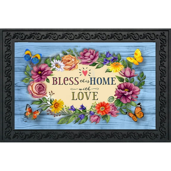 Briarwood Lane Bless This Home With Love Doormat
