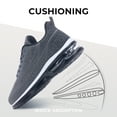 thumbnail image 2 of AOV Men's Athletic Running Shoes Fashion Sport Gym Jogging Tennis Fitness Sneaker DarkGrey US 7, 2 of 6