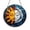 Acrylic 3.5 Inch, variant on Cosmic Yin Yang Ornament, Celestial Astrology Art Gift for Christmas or Birthday