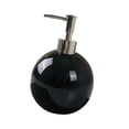 thumbnail image 4 of Dispensador de jabón de manos con bomba de 550 ml, recargable, para encimera de cocina y tocador. negro, 4 of 9