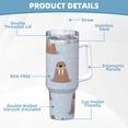 thumbnail image 5 of Pofeuu Playful Walrus Wonders Print 40oz Ice Bully With Handle And Straw Stainless Steel Vacuum Insulated Cup And 2 In 1 Straw Lid, 5 of 8