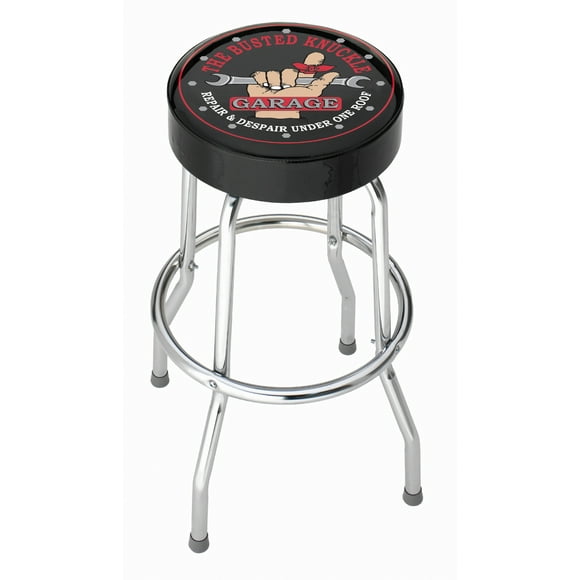 Plasticolor Tabouret 004753R01 Tabourets de Garage; Antidérapant; 4 Pieds en Acier; Sans Dossier