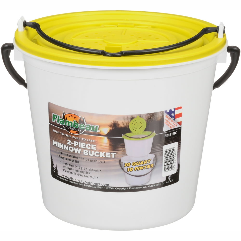 Flambeau™ Outdoors 2Piece Minnow Bucket