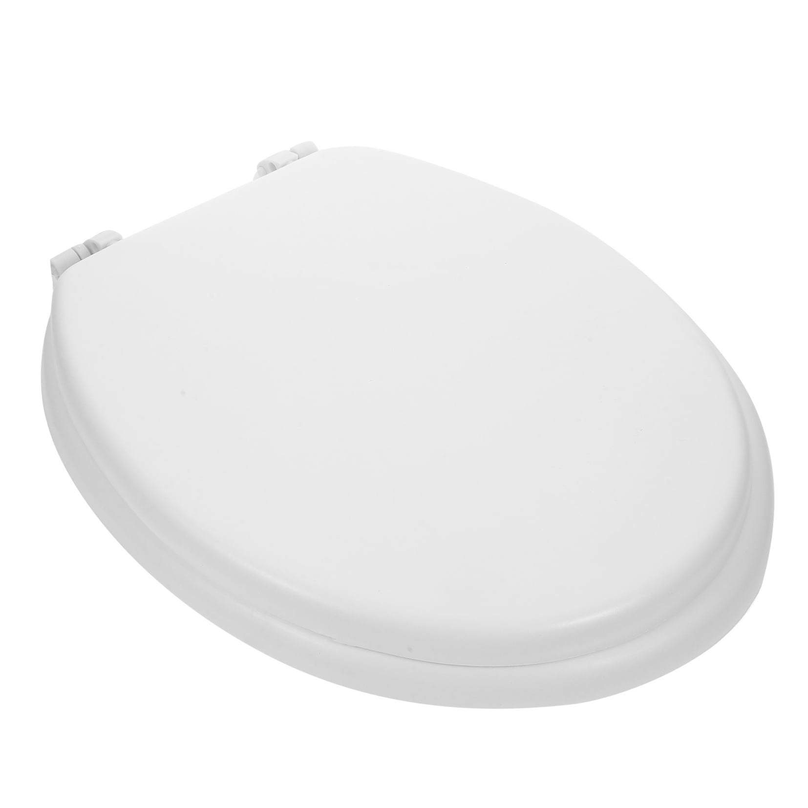 Pawsdot Heavy Duty Padded Round Soft Close Foam Toilet Seat 2pcs Easy to Clean Comfortable for Plus Size Users