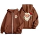 thumbnail image 4 of WILLBEST Sudadera de Mujer Ladies' Christmas Printed Zipper Long Sleeved Pocket Drawstring Casual Hooded Sweatshirt 1666 Grande, 4 of 8