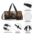 thumbnail image 4 of Easygdp Cute Fallen Leaf Koala Travel Duffle Bag,Carry on Bag Travel Bags Gym Bag Carry On Luggage Bags, 4 of 6