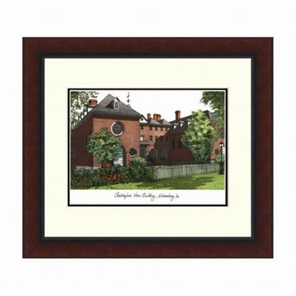Campusimages VA991LR College of William & Mary Campus Legacy Alumnus Framed Lithograph