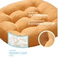 thumbnail image 2 of Juego de cojines para suelo Degrees of Comfort, naranja y amarillo, 2 of 7