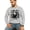 Gray Sweatshirt, variant on Eagles Sports Unisex Sweatshirt for Adults, Teens, & Kids School Sports Team Pride Sweater Gray Sweatshirt Adult Large