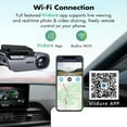 thumbnail image 2 of Wireless 4K UHD Car Dash Cam with Starlight Night Vision, 2.4G WiFi App Control, 140° Wide-Angle Lens, Parking Monitoring & Motion Detection – Includes Cigarette Lighter Power Cord, Voltage Reduction, 2 of 7