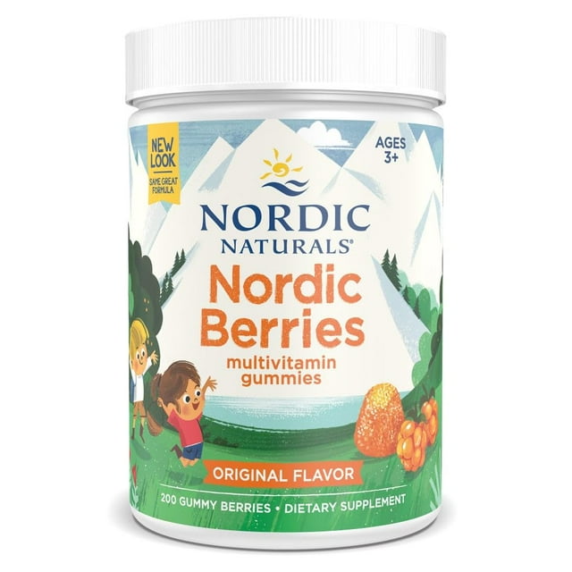 Multivitamínico Nordic Naturals Nordic Berries 200 gomitas durante más de 2 años