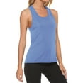 thumbnail image 6 of BSDJILFG Women's Tank Tops Slim-fit Athletic Vest Racerback Tops for Women Solid Color V Neck Ribbed Yoga Shirt Summer, 6 of 8