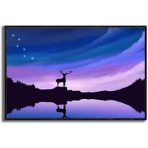 IDEA4WALL Framed Canvas Wall Art for Living Room, Bedroom Dreamland Theme Canvas Prints for Modern Home Decoration Ready to Hang