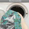 thumbnail image 2 of Feather Dog Crate Cover, Ethnic Tribal Plumage Motifs Hippie of Flower Bouquets Bohemian Print, Easy to Use Pet Kennel Cover Small Dogs Puppies Kittens, 7 Sizes, Seafoam and Multicolor, by Ambesonne, 2 of 6