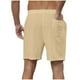 thumbnail image 4 of Cordón Atlético de Color Sólido para Hombre con Bolsillos, Pantalones Cortos Deportivos Casuales Elásticos para Hombres, 4 of 7
