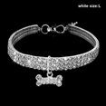 thumbnail image 1 of CAROOTU Chien Chien Chiot Collier Cou Sangle Boucle Os Forme Pendentif Collier Sécurité Mode Cadeau, 1 of 6
