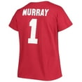 thumbnail image 3 of Women's Fanatics Kyler Murray Cardinal Arizona Cardinals Plus Size Name & Number V-Neck T-Shirt, 3 of 3