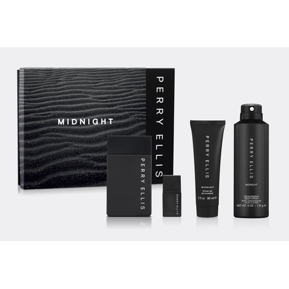 Set de regalo Perry Ellis Midnight Men Cologne 100 ml EDT