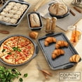 thumbnail image 4 of Country Kitchen 10-Piece Stackable Bakeware Set, Non-stick & Easy Release Baking Pans Set, Black, 4 of 9
