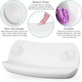thumbnail image 5 of Almohada de baño, cojín de baño, almohada de baño de PU impermeable, almohada de bañera con ventosas, almohada de baño de spa ergonómica, adecuada para todas las bañeras, cumpleaños, regalo de Navidad, 5 of 5