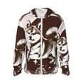 thumbnail image 1 of Fotbe Vintage Husky Dog Chaqueta con Protección Solar UPF 50+ para Hombre y Mujer, Camisa con Capucha y Bolsillos-X-Large, 1 of 7