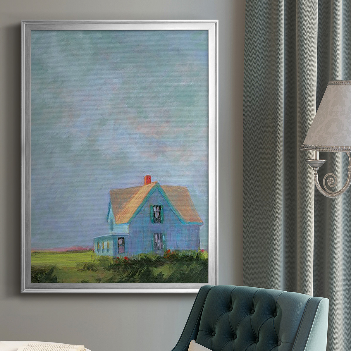 Blue Cape Premium Framed Print - Ready to Hang