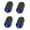 Blue Light, variant on 4× Car Alarm Warning Solar Flash LED Light Fake Security System Anti-theft Signa