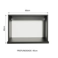 thumbnail image 2 of Mueble de Cocina Para Horno Madesa Reims, Lux, Glamy 60cm N, 2 of 5