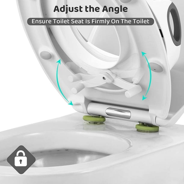 Siège de Toilette Pliable, Plaque Anti-Eclaboussure Réducteurs